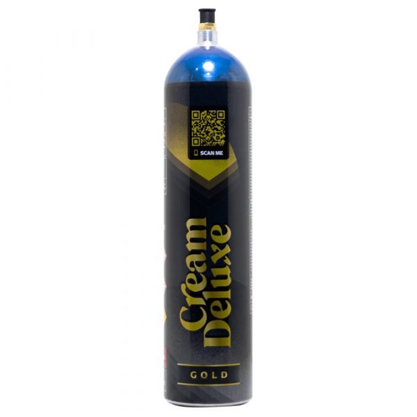 Cream Deluxe Gold N2O Cream Charger 640g Single Cylinder